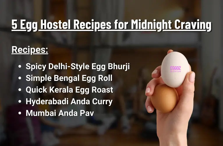  5 Egg Hostel Recipes for Midnight Craving