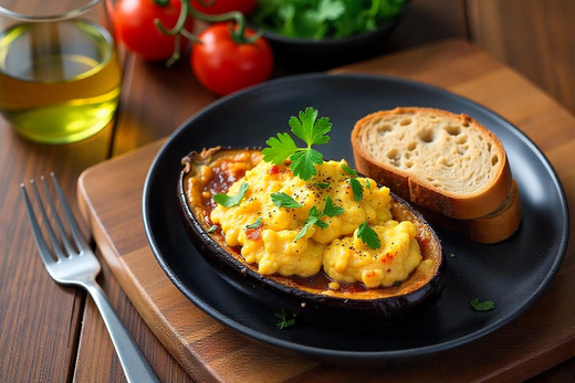 Eggplant Egg Boats are a unique way to make simple ingredients tasty and healthful.