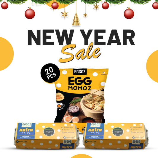 NUTRA EGGS & MOMOS (20 pcs)